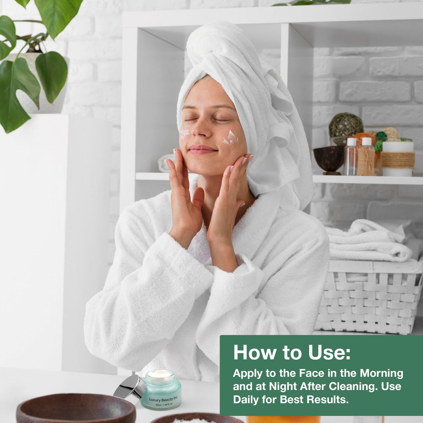 Organic Triple Collagen Anti Aging Skincare Face Cream | Moisturizing and Skin Firming with Natural Ingredients to Reduce Fine Lines, Dark Spots and Deep Hydration.