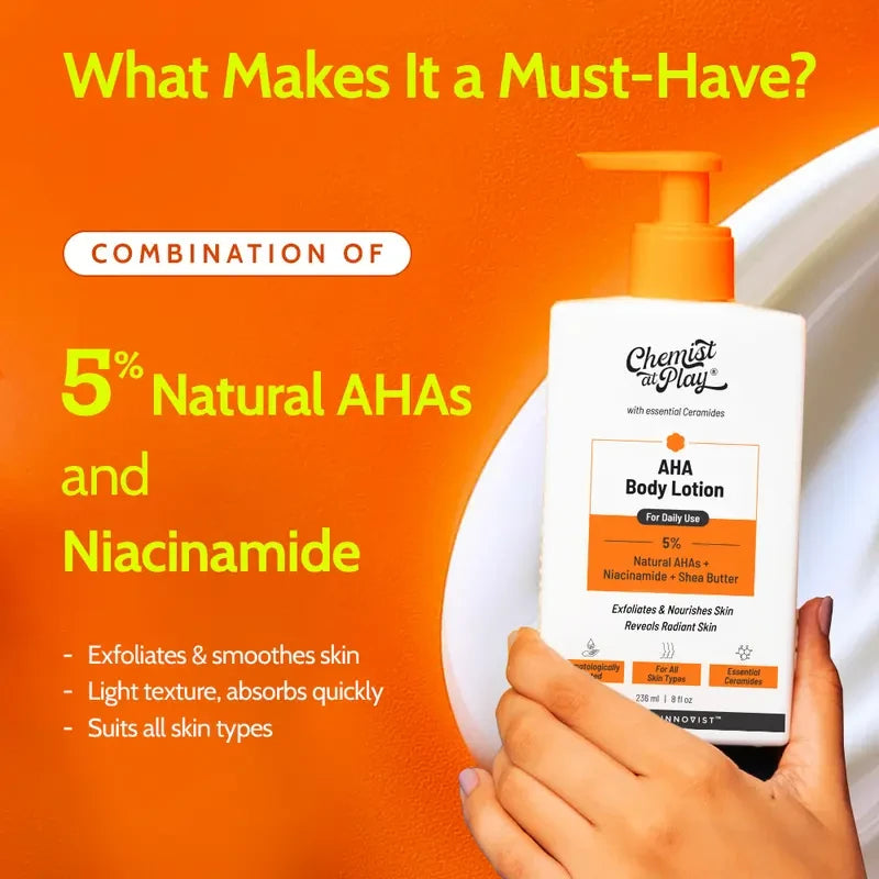 AHA Body Lotion with Niacinamide and Shea Butter