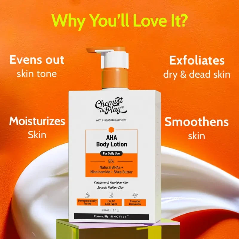 AHA Body Lotion with Niacinamide and Shea Butter