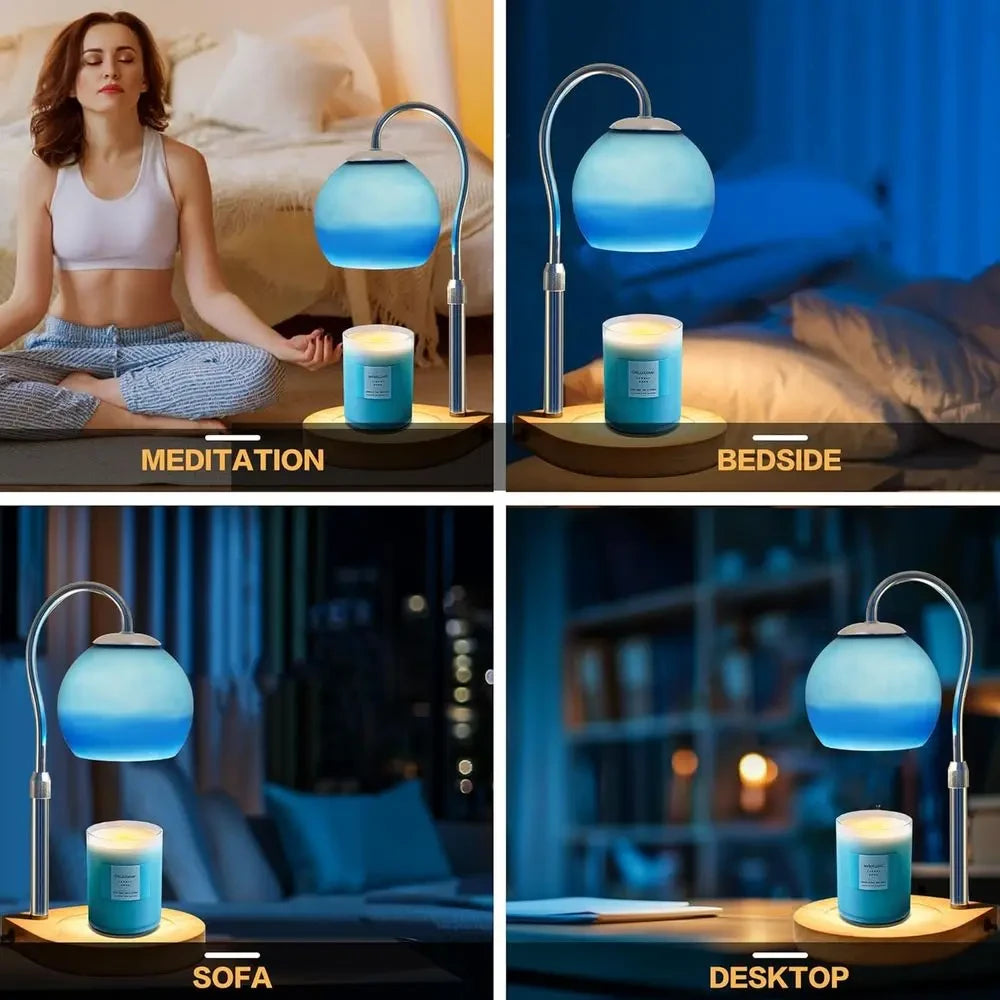 Adjustable Dimmable Candle Warmer Lamp
