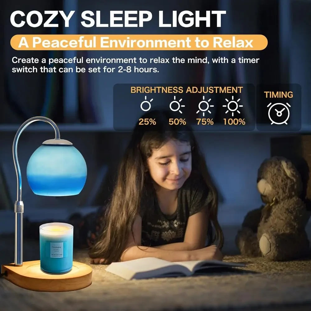Adjustable Dimmable Candle Warmer Lamp