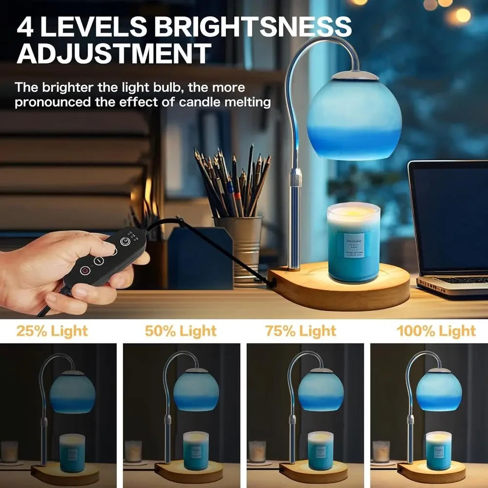 Adjustable Dimmable Candle Warmer Lamp