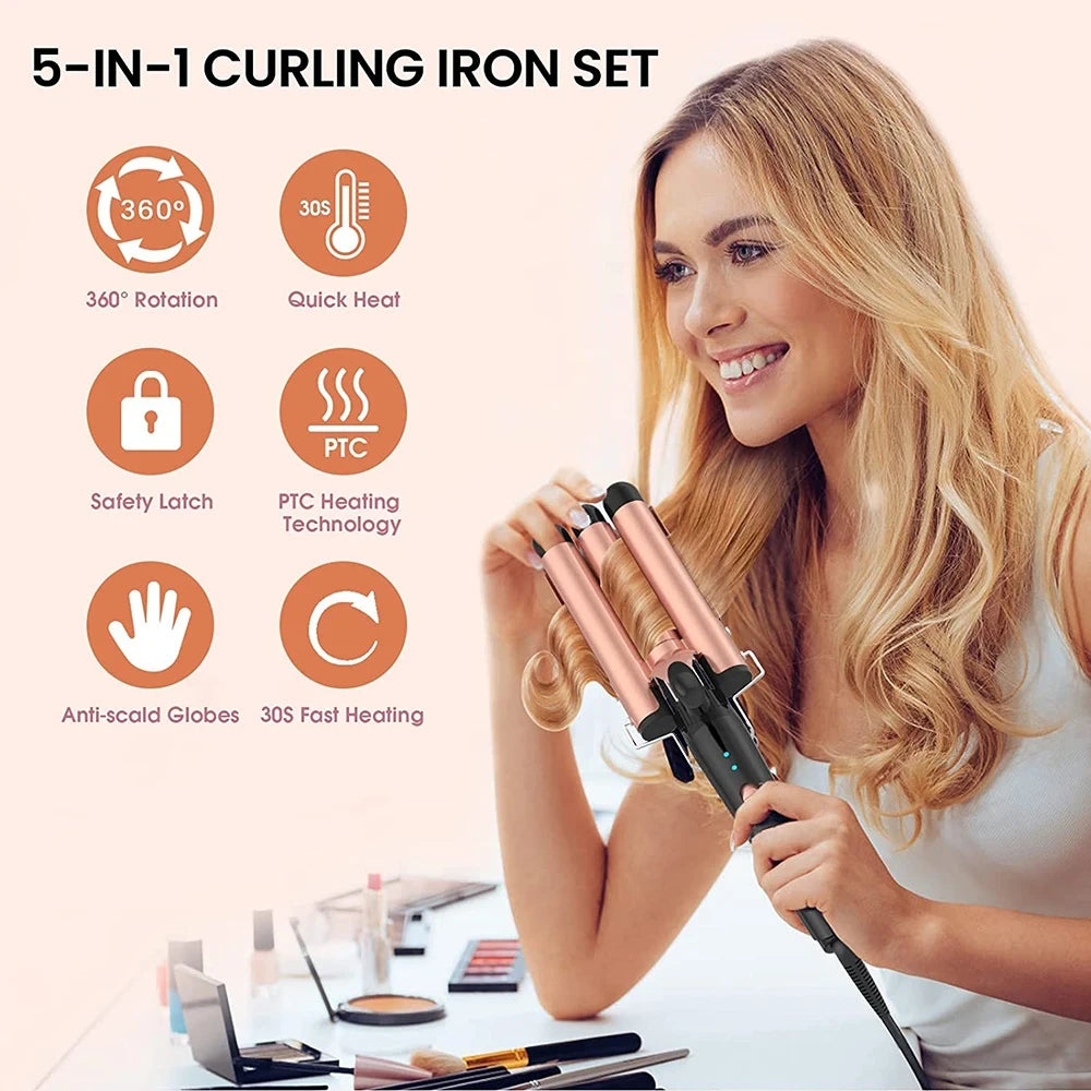 Multifunctional Hair Waver Curling Iron