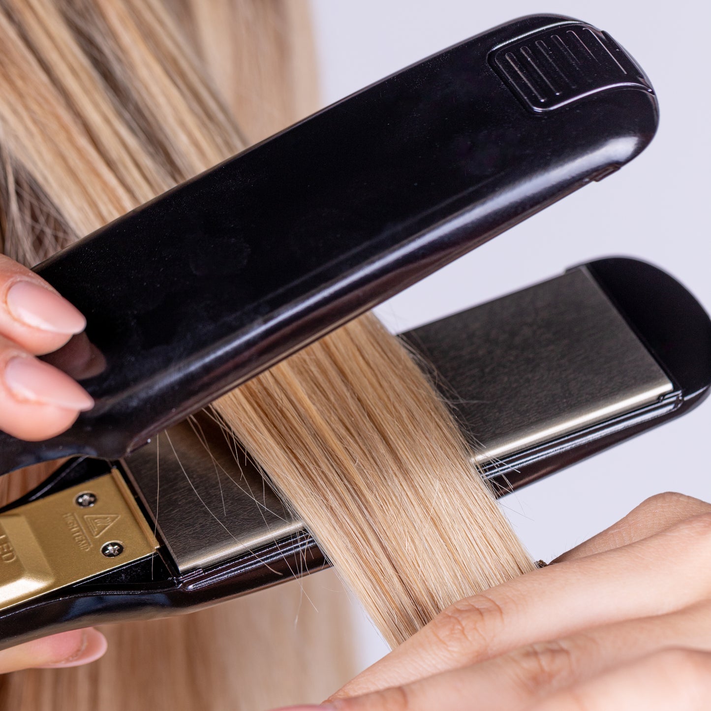 Professional Titanium 1.75Inch Flat Iron Hair Straightener & 2-in-1 Hair Styler with Digital LCD Display, Dual Voltage Instant Heating for Professional Straightening and Curling.