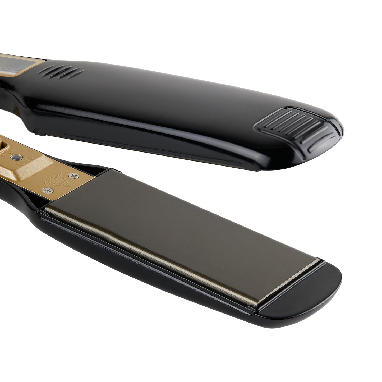 Professional Titanium 1.75Inch Flat Iron Hair Straightener & 2-in-1 Hair Styler with Digital LCD Display, Dual Voltage Instant Heating for Professional Straightening and Curling.